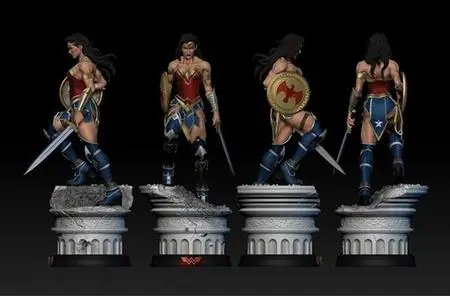 Wonder Woman statue