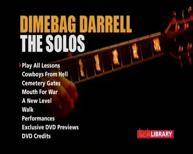 Learn to play Dimebag Darrell - The Solos