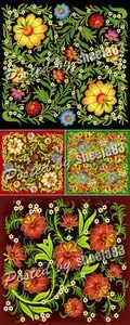 Floral Ornament Backgrounds Vector 2