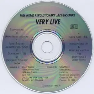 Dennis Warren's Full Metal Revolutionary Jazz Ensemble - Very Live (1994) {FMRJE--Not On Label}