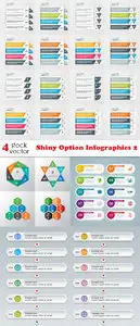 Vectors - Shiny Option Infographics 2