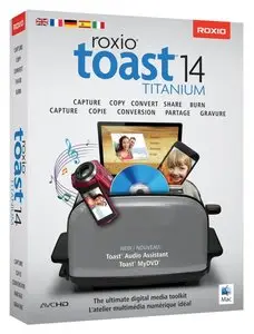 Roxio Toast Titanium 14.0.3734 Multilangual Mac OS X