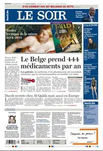 Le Soir du 24 Septembre 2014