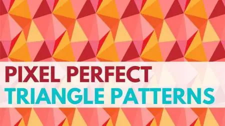 Pixel Perfect Triangle Patterns in Illustrator - a Graphic Design for Lunch class