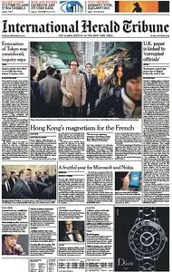 International Herald Tribune from Tuesday, 28. February 2012