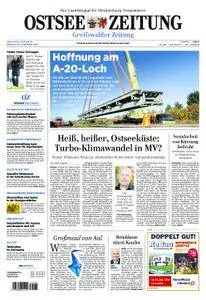 Ostsee Zeitung Greifswalder Zeitung - 26. September 2018
