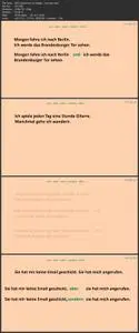 German grammar - word order