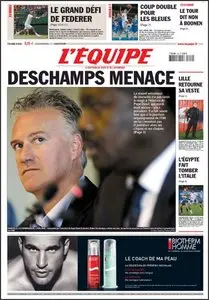 L'Équipe, Vendredi 19 Juin 2009