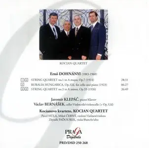 Erno Dohnanyi - Chamber Music III - Kocian Quartet (2010) {Praga PRD/DSD 250 268}