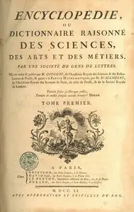 Illustrations from Encyclopédie, ou dictionnaire raisonné des sciences, des arts et des métiers (vol.1)