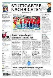 Stuttgarter Nachrichten Filder-Zeitung Vaihingen/Möhringen - 27. September 2017