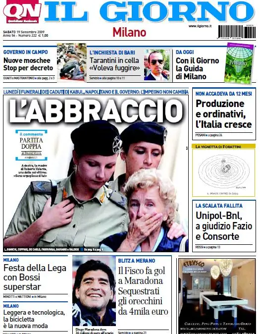 Il Giorno - QN (19-09-2009)