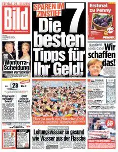 Bild Zeitung vom 29 Juli 2016