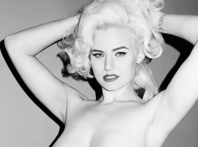 Gia Genevieve nude at Terry Richardson's studio for Man About Town