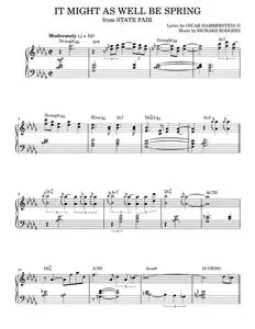 It Might As Well Be Spring - Bill Evans, Rodgers & Hammerstein, State Fair Musical (Piano Solo)