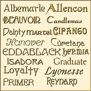1200 Scriptorium Fonts