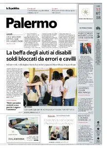 la Repubblica Palermo - 13 Luglio 2018