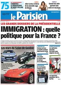 Le Parisien du Mercredi 7 Mars 2012