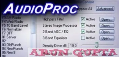 AudioProc 1.51 Plugin for Winamp