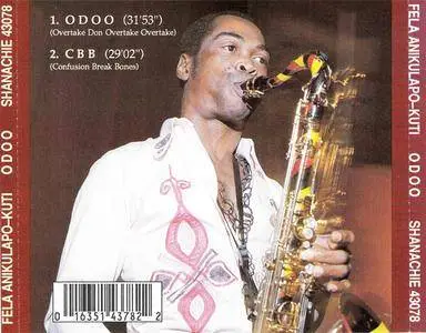 Fela Anikulapo-Kuti & Egypt '80 - ODOO (1990) {Shanachie} **[RE-UP]**