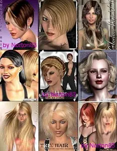 Hair Pack for Poser