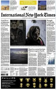 International New York Times - Saturday-Sunday, 7-8 February 2015