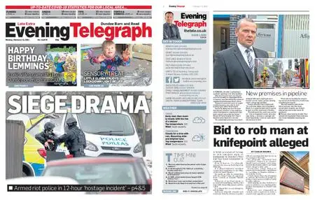 Evening Telegraph Late Edition – February 15, 2021