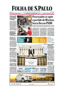 Jornal Folha de São Paulo - 2 de outubro de 2013 - Quarta