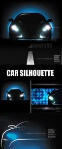 Car Silhouettes Vector
