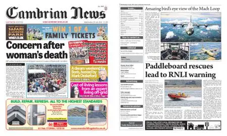 Cambrian News Arfon & Dwyfor – 21 July 2022