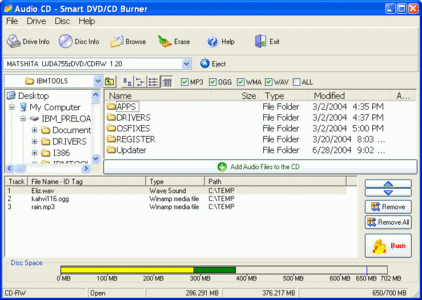 Smart DVD CD Burner  3.0.104