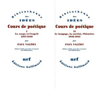Paul Valéry, "Cours de poétique", 2 tomes