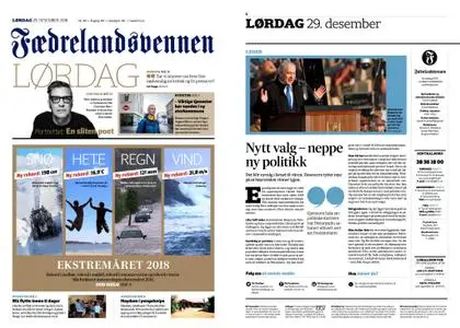 Fædrelandsvennen – 29. desember 2018