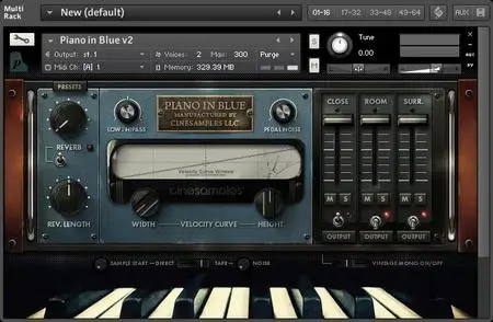 Cinesamples Piano in Blue v2.3b KONTAKT