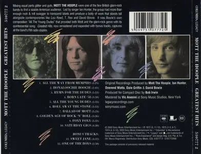 Mott The Hoople - Greatest Hits (1976) [2003, Reissue, Remastered]