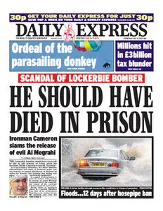 Daily Express UK July 21 2010