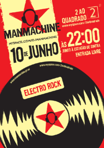 VA - manmachine live Djset - 10Th June @ 2aoQuadrado - Sintra