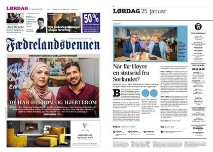Fædrelandsvennen – 25. januar 2020