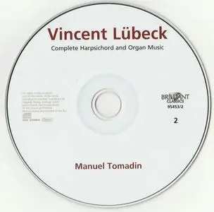 Vincent Lubeck - Complete Harpsichord and Organ Music - Manuel Tomadin (2018) {2CD Set Brilliant Classics 95453}