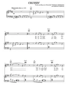 Cruisin' - Huey Lewis & Gwyneth Paltrow, Smokey Robinson (Piano-Vocal-Guitar)