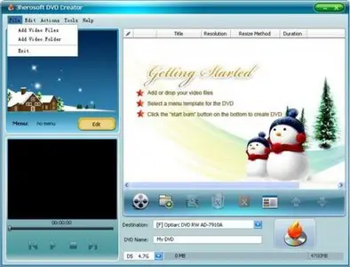 3herosoft DVD Creator v3.6.6.0902 Portable