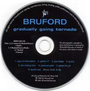 Bill Bruford - Gradually Going Tornado (1980) {BBWF}