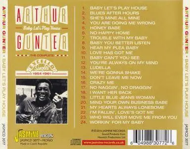 Arthur Gunter - Baby Let's Play House: The Complete Excello Singles 1954-1961 (2016) {Jasmine Records JASMCD 3077}