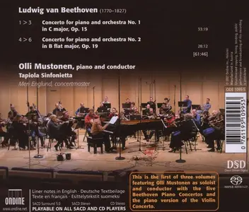 Olli Mustonen, Tapiola Sinfonietta - Ludwig van Beethoven: Piano Concertos Nos. 1 & 2 (2007)