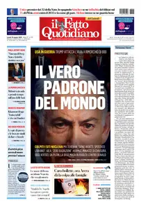 Il Fatto Quotidiano - 23 Giugno 2025