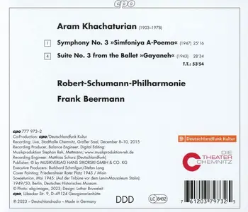 Frank Beermann, Robert-Schumann-Philharmonie - Aram Khachaturian: Symphony No.3; Gayaneh Suite No.3 (2023)