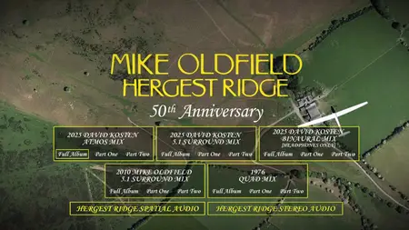 Mike Oldfield - Hergest Ridge (1974/2025) (Blu-ray)