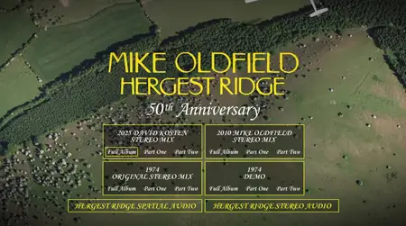 Mike Oldfield - Hergest Ridge (1974/2025) (Blu-ray)