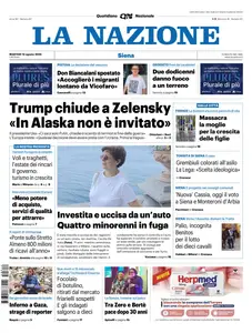 La Nazione Siena - 12 Agosto 2025