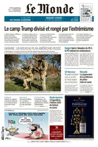 Le Monde du Vendredi 21 Novembre 2025